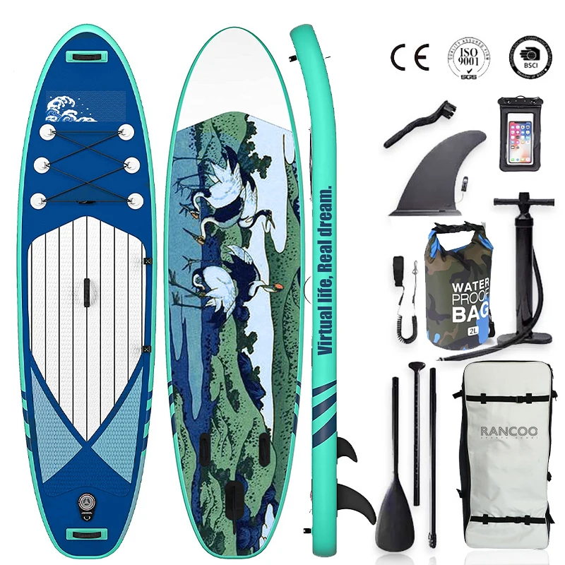 best price design fashion PVC Material Surfboard Inflatable  Board sup board