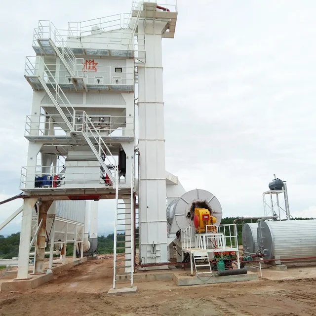 Asphalt Batching Plant 160T/H Stationary Batch Mix Asphalt Plant