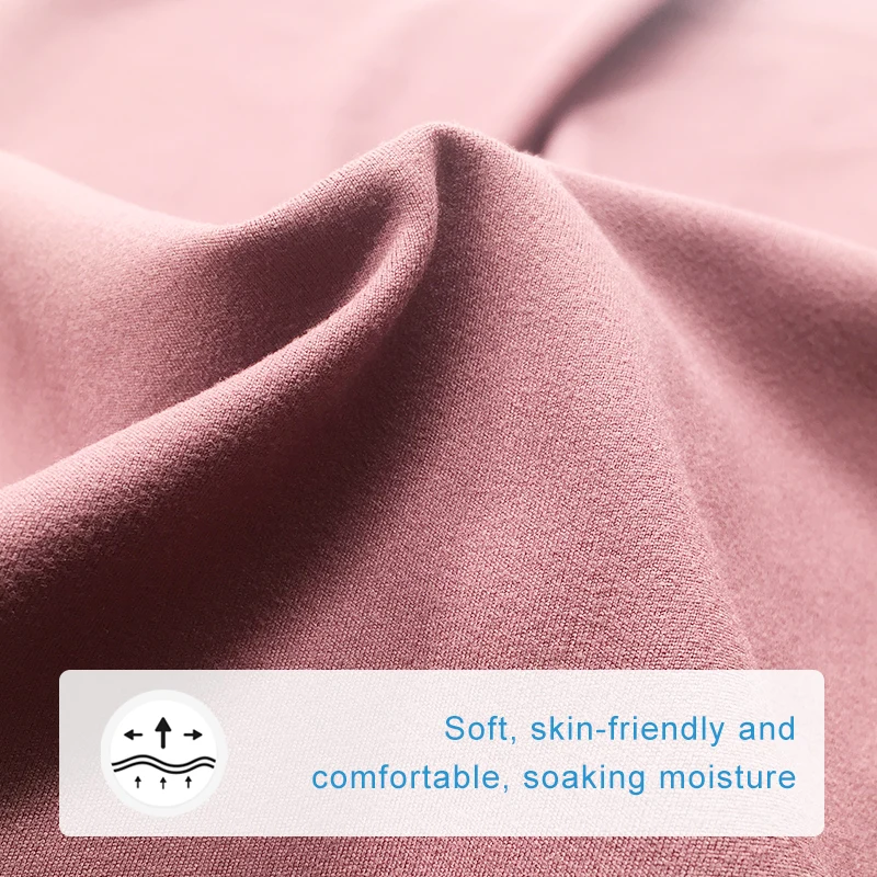high quality fabric bare polyester double face scrub 210g suitable for intense exercise yoga wear