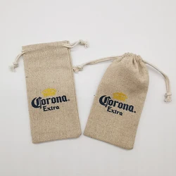 High Quality Jute Organizer Bag Floral Burlap