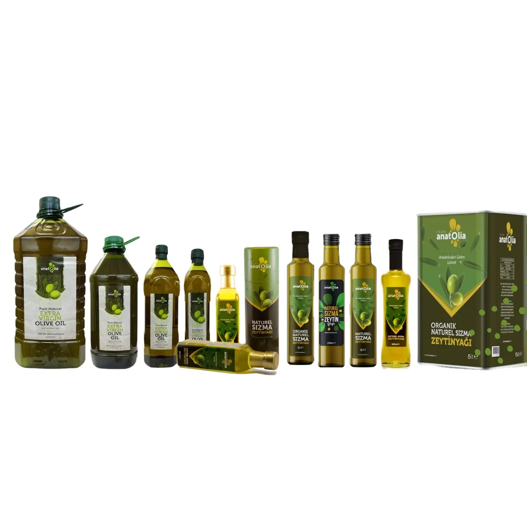 Olive Oil Cold Pressed Extra Virgin Olive Oil 100% Natural Wholesale Price Private Label Made In Turkey 1 Liter