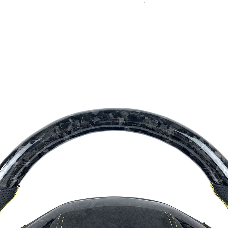 FOR Ford Focus MK3 MK4 2018 2019 2020 2021 Customized Forged Carbon Fiber Automotive Interior Accessories for Steering Wheel