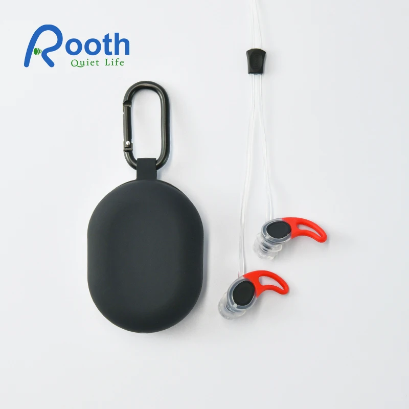 Patented Reusable Swimming earplugs with String silicone ear plugs sound clear Surf Ear Surf Earplug for waterproof