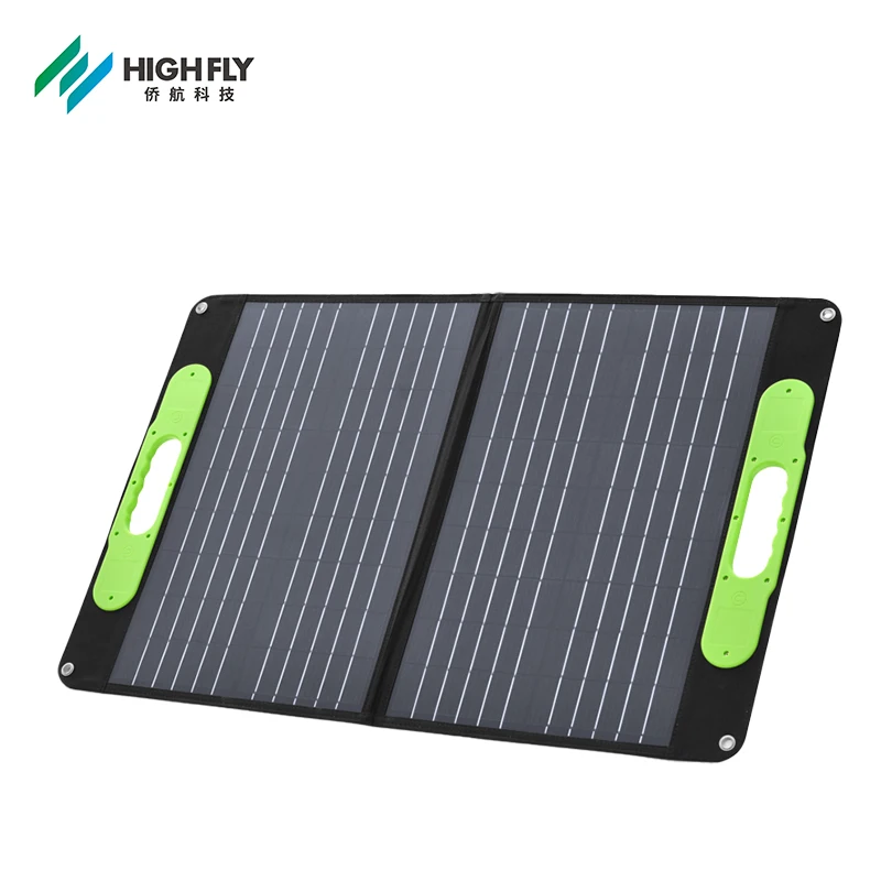 EU Warehouse High Efficiency 60 Watts Folded Panel 18v 60w Foldable Solar Charger Panel For Power Station