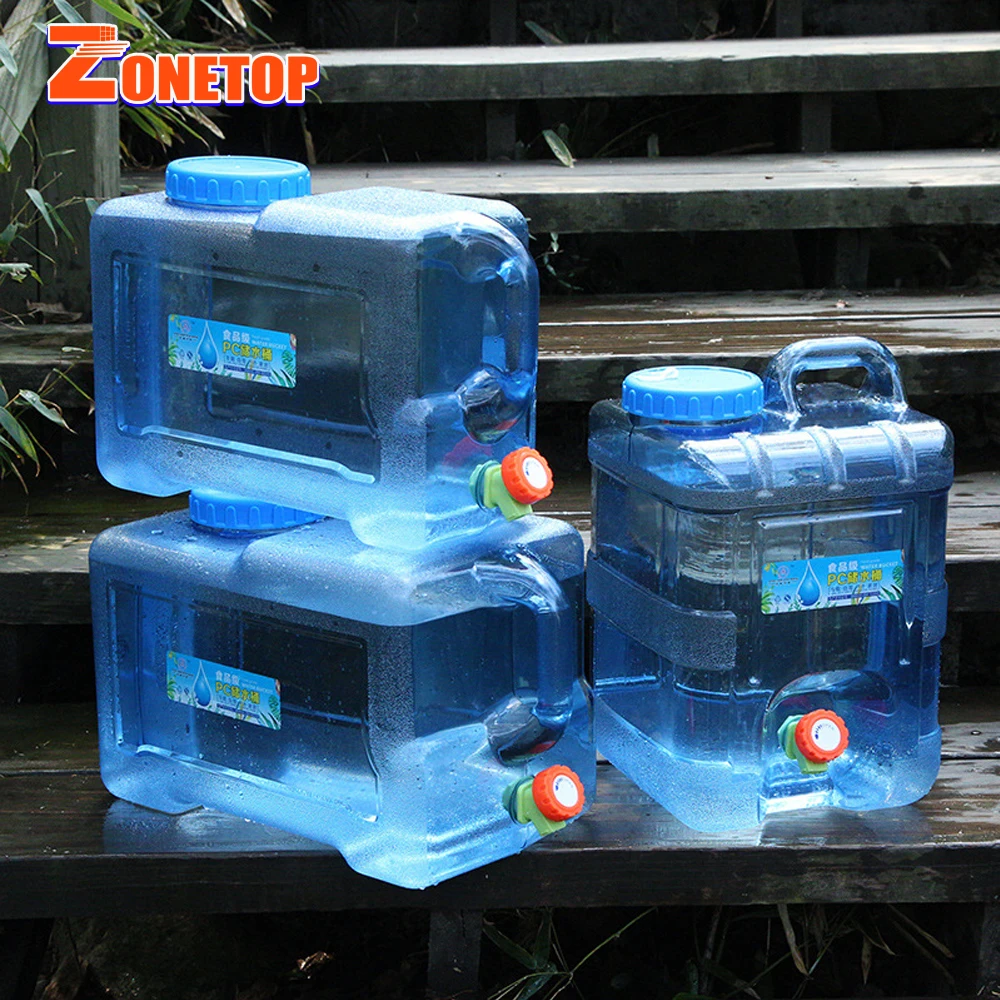 New Arrivals Wide Mouth Big Capacity Square 10L 15L 20L Portable Outdoor Camping Water Tank With Tap