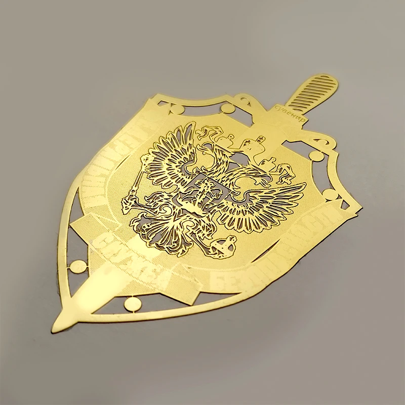 Custom Gold Nickel Sticker Gold Transfer Metal Nickel 3D Sticker Decals Metal Logo Label For Your Brand