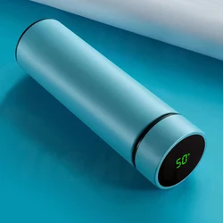 Custom eco friendly electric gym sport LED smart water bottle vacuum flask stainless steel water bottle thermos with custom logo