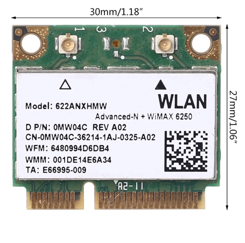 Двухдиапазонный 2 4 ГГц и 5 Wi-Fi Беспроводной адаптер 6250an для-Centrino Advance-N 622ANXHMW Mini PCI-E сетевая