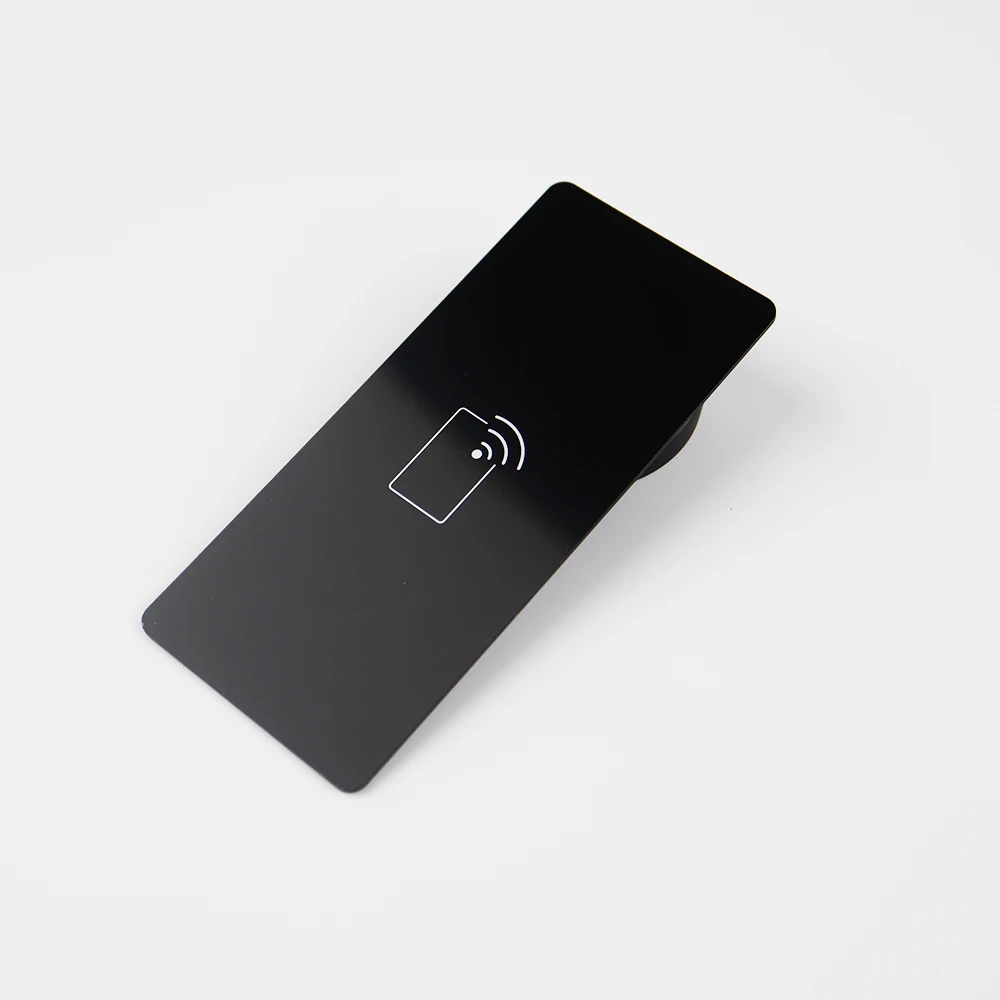 Customized Silk Screen Printing Tempered Glass Panel  for Electronic Lock with Self-adhesive