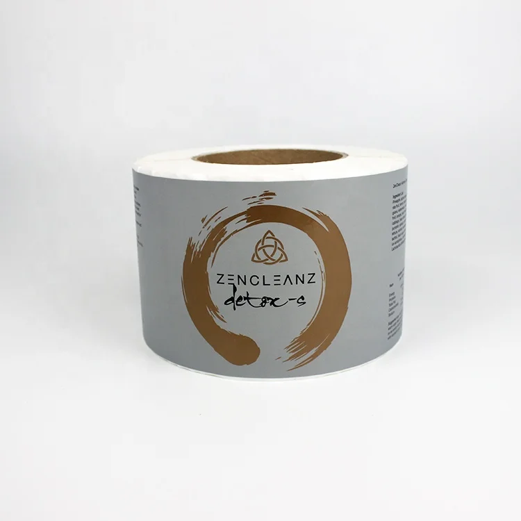 Custom Self adhesive Label Food Label Sticker Oral Liquid Bottle Label Health Care Bottle Sticker Plastic Vinyl Sticker