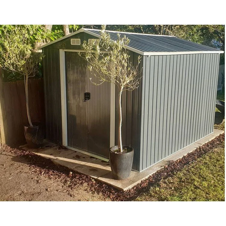  Joiner brand new Prefabricated Garden Storage Shed Metal For Sale flatpack garage