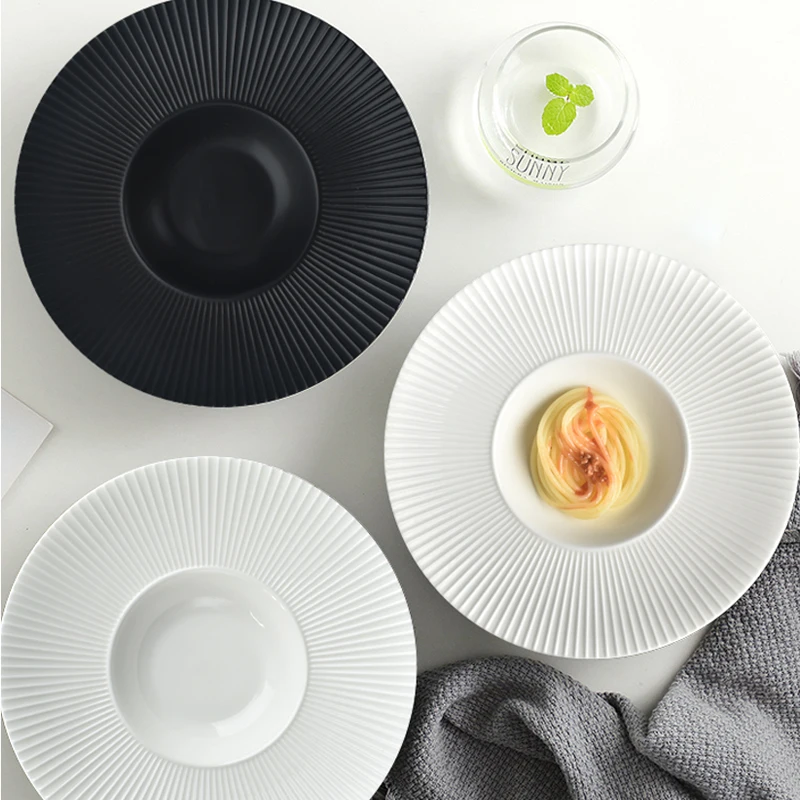 noodle dinner dish cake  ice cream bone china ceramic plate porcelain