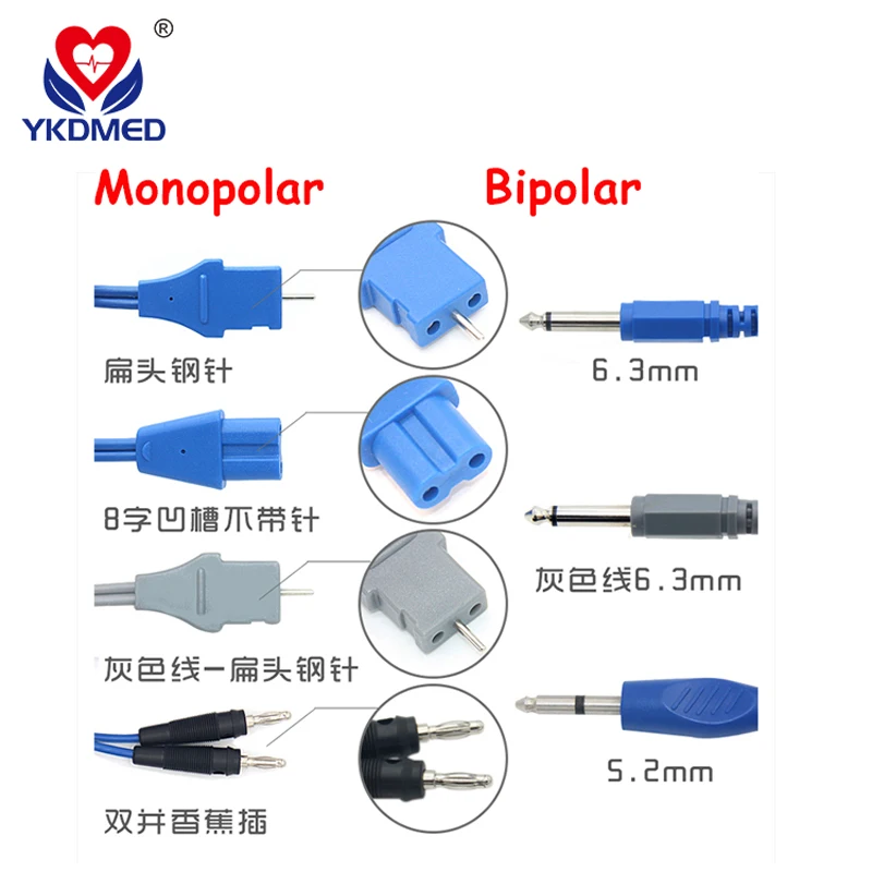 Hospital Diathermary Electro Cautery Pencil Banana Plug  Hand Control Disposable Elelctrosurgical Pencil With Smoke Evacuator
