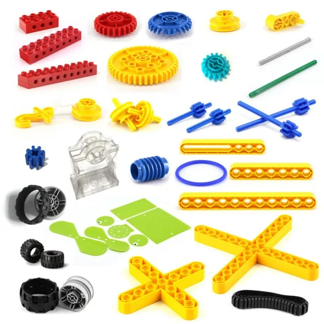 102pcs classic 9656 toys educational plastic building block Simple machine  9656-B