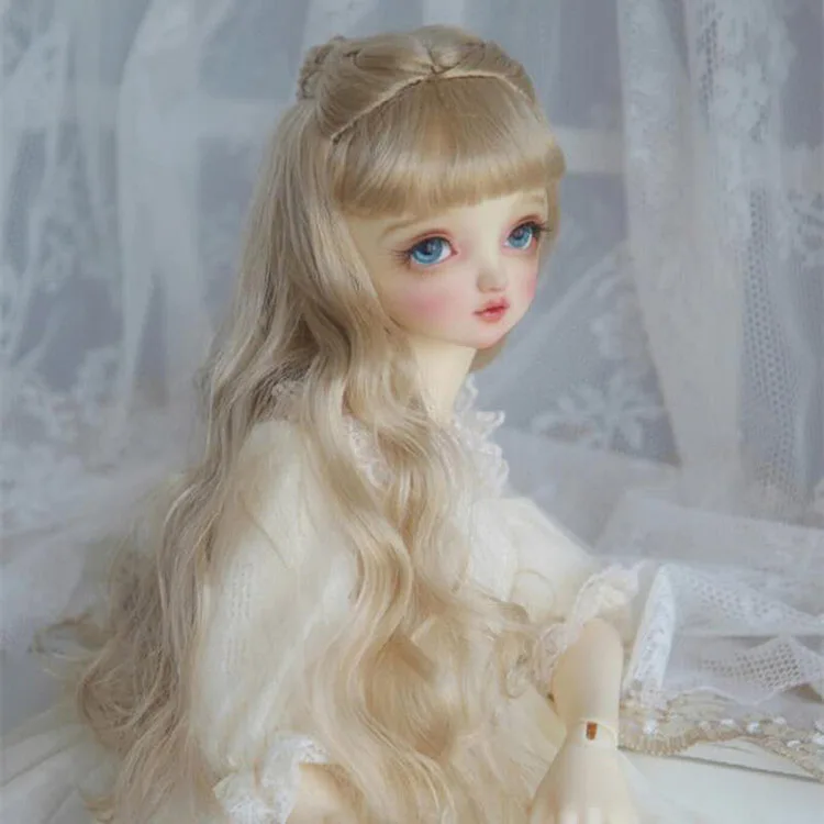 Длинные кукольные парик Подходит для куклы 18 дюймов девочка кукла парик из волокна