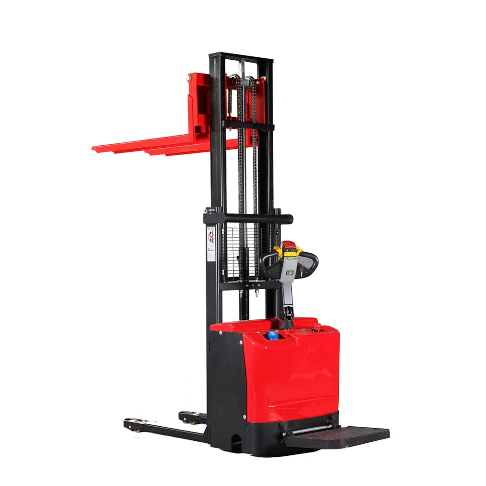 Factory Direct sale Pallet Lifter Forklift In Warehouse lifting height 1600mm 3000mm Semi Electric Pallet Stacker