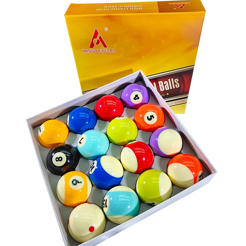 Factory Professional High quality billiard balls 57.2mm diameter standard pool ball set accessories for sale