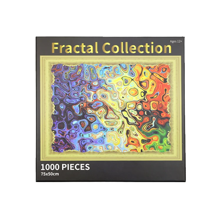 Factory Paper Custom  Round 1000 pieces Jigsaw Puzzle