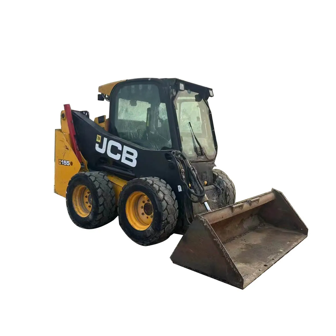 Secondhand Mini Construction & Engineering Machine Equipment JCB Wheel Loader Used Original JCB 155 Skid Steer Loader For Sale