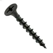 Drywall screw bugle head  black phosphate or color  zinc plated iron steel C1022A  galvanized fastener