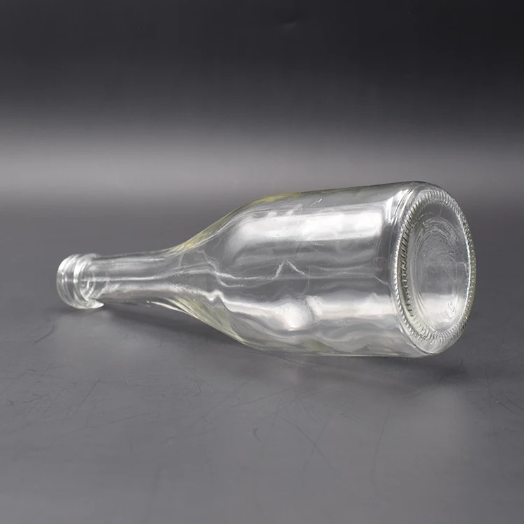 High Quality 250ML Clear Flint Empty Glass Wine Bottles for Gin Beverage Supplier