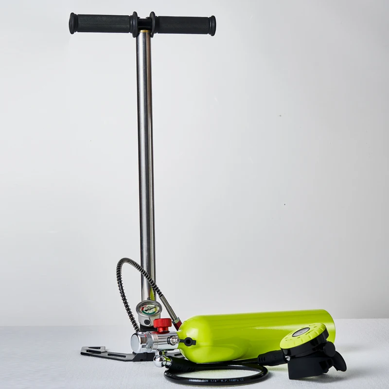 300 bar air tank aluminum alloy diving bottle carbon bottle suitable for pcp diving equipment with complete set of pcp pump