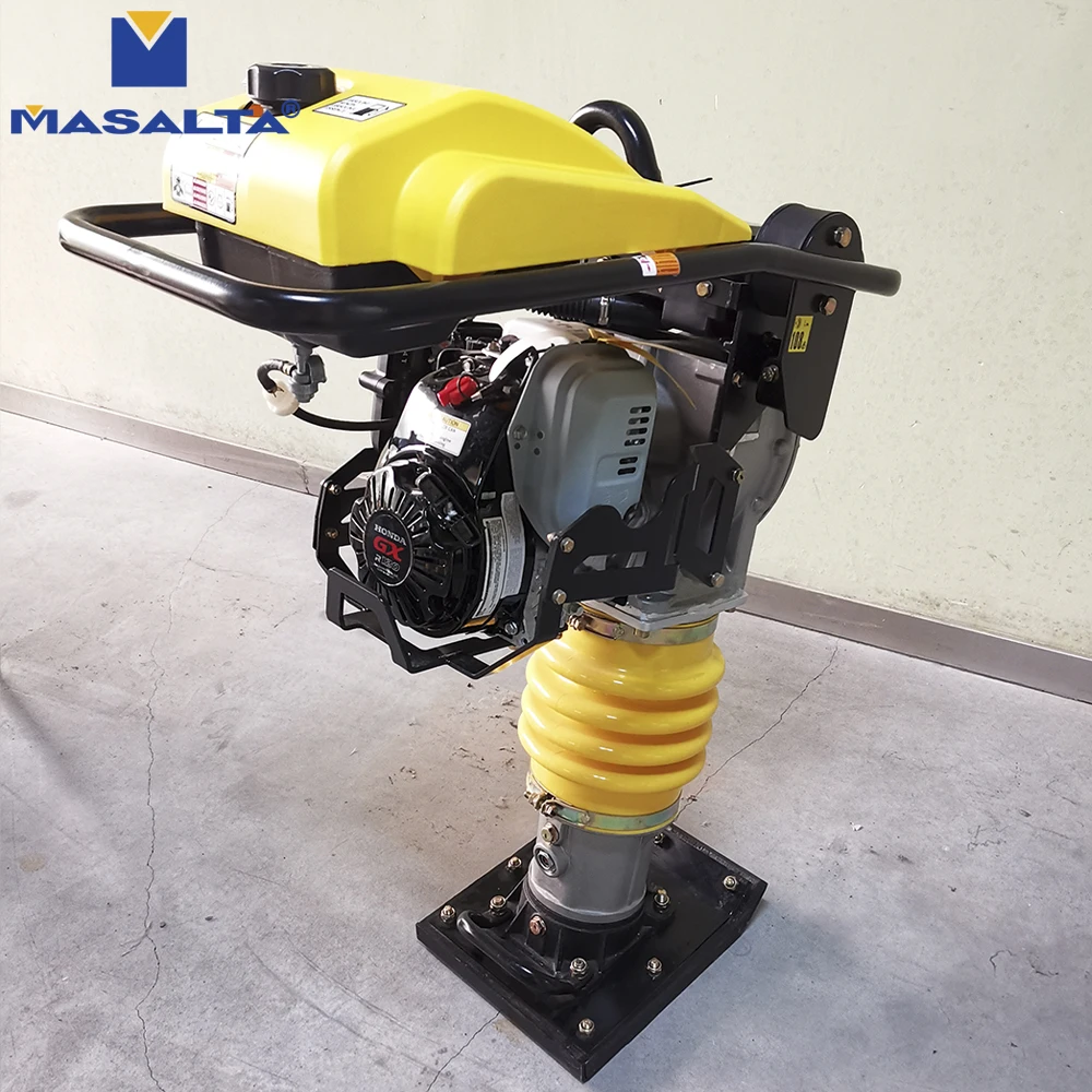HONDA GXR120 Petrol Engine Tamping Rammer Construction Equipment MR70H Trench Rammer Tamper Rammer 70kg Sub-base Compaction