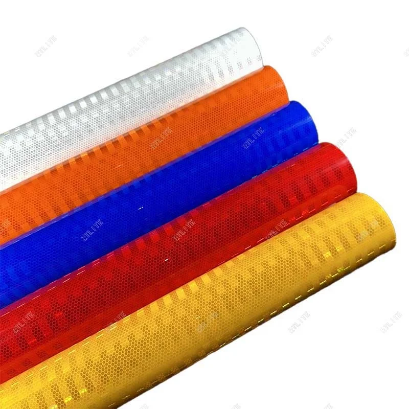 Screen Latex Print Sheeting Vinyl Roll Self Adhesive High Intensity Acrylic Retro Prismatic Reflective Sheeting