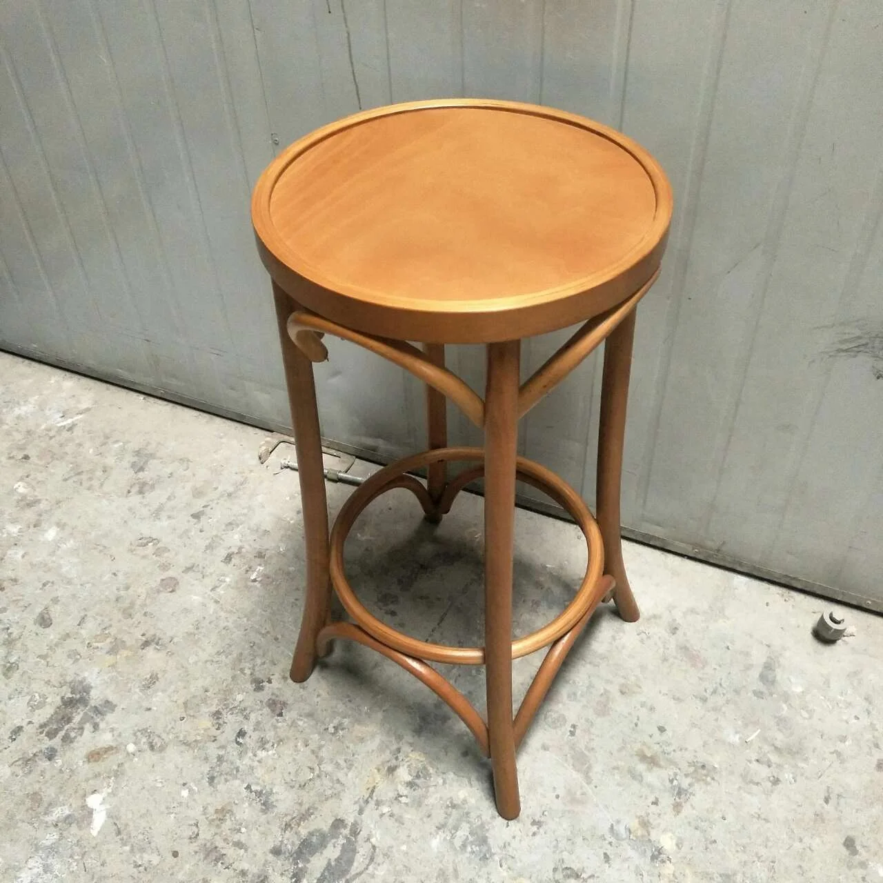 2024 China Manufacturer Factory Supply Hot Sale Custom High Quality White Banquet Wooden Bar stool Dining Chair