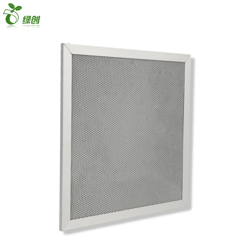 Nano-TiO2 formaldehyde removal metal mesh frame Aluminum base photocatalyst filter