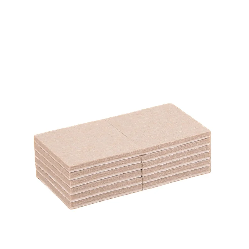 Custom Factory Direct Cheap Self Adhesive Square Furniture Leg Anti Slip Customized Strong Adhesives Felt Pads