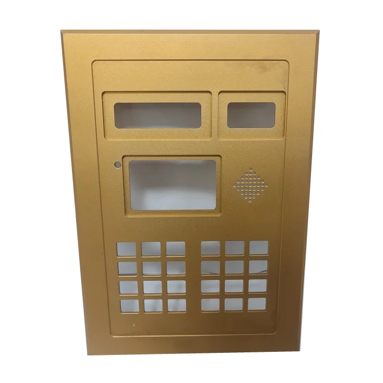 CNC motorcycle spare parts suppliers precision cnc milling parts Made in China CNC Security access control aluminum plate