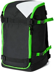 Tourbon Ski Snowboard Backpack 50L Flying Travel Stores Helmet Alpine Boots Clothes External Hanging Storage USB Charging Port