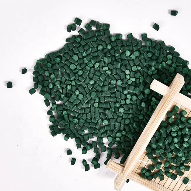 Professional Masterbatch Supplier Bright Blowing Film Molding Grade Green Plastic Masterbatch JZ Masterbatch