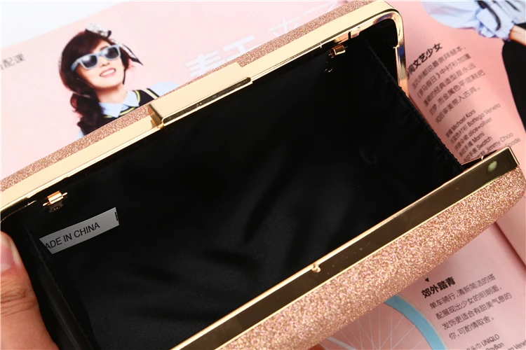 Лидер продаж, женские клатчи, вечерняя сумка, Свадебный коктейльный кошелек, сумочки с блестками, женская сумка через плечо с металлическим ремнем