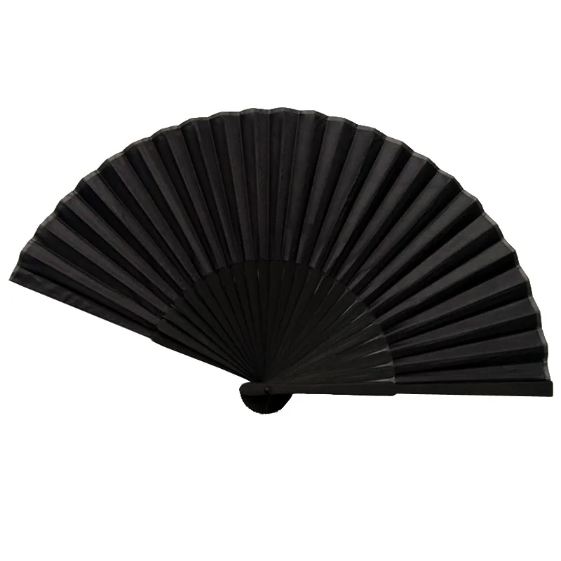 Personalized Flower Designs Woman Dancing Fans Bamboo Fan Silk Hand Fan