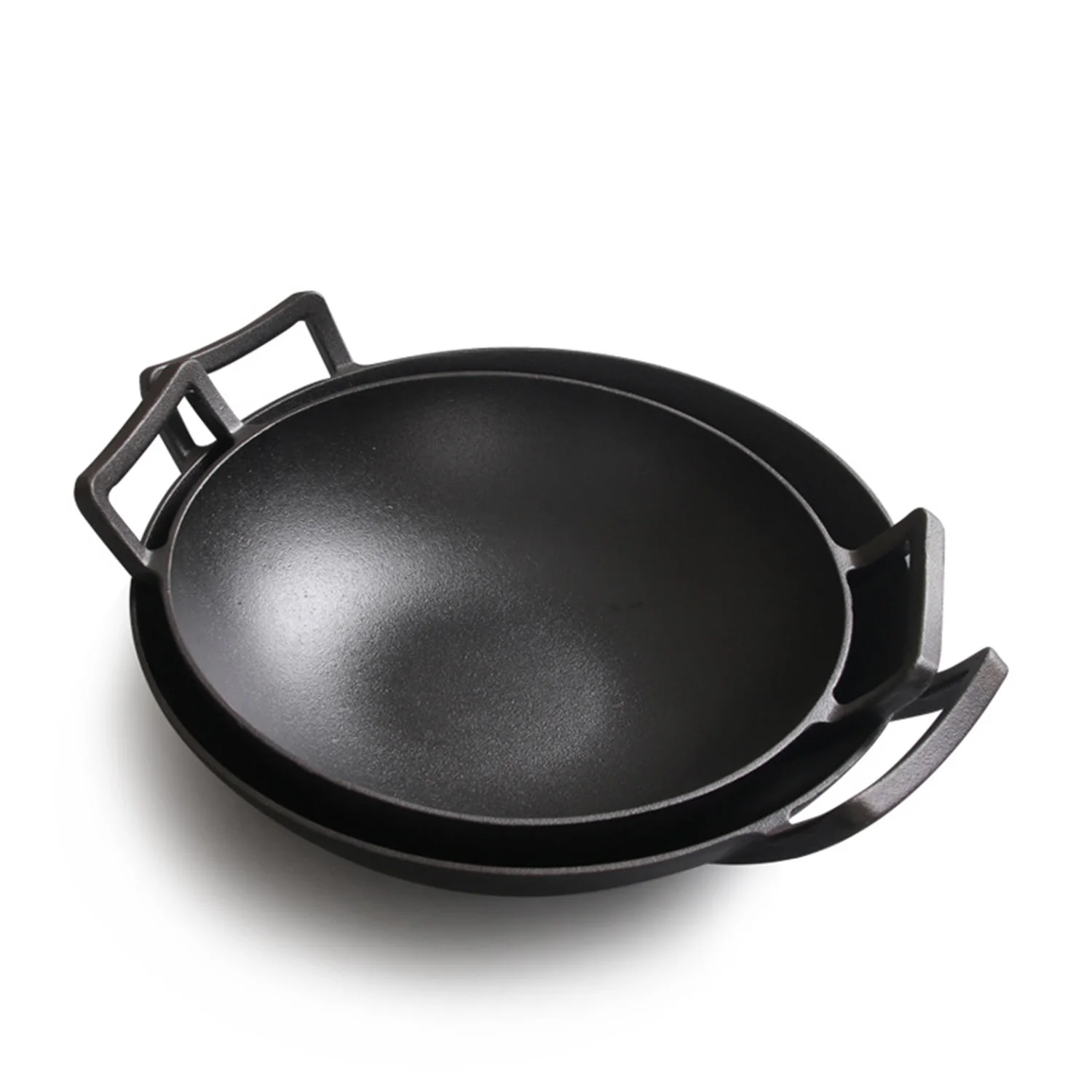 Factory Price Chef Cast Iron Non-Stick Chinese Woks Pots Pans Collection