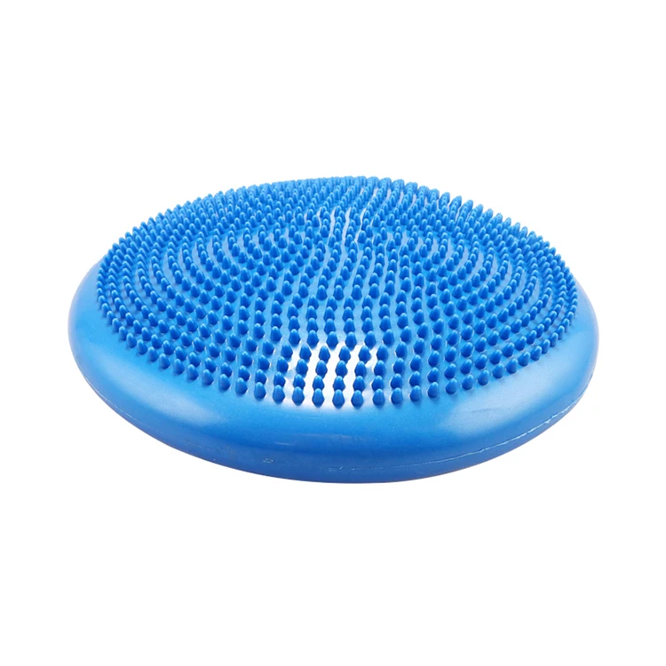 Customized PVC Balance Training Inflatable Wobble Board Balance Disc with hand pump