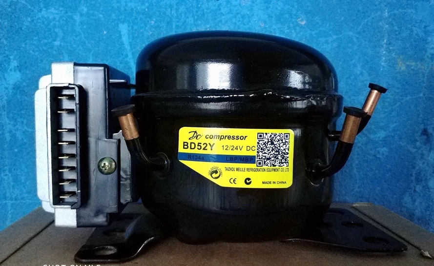 Meilile BD52Y DC 12V 24V 36V car freezer compressor