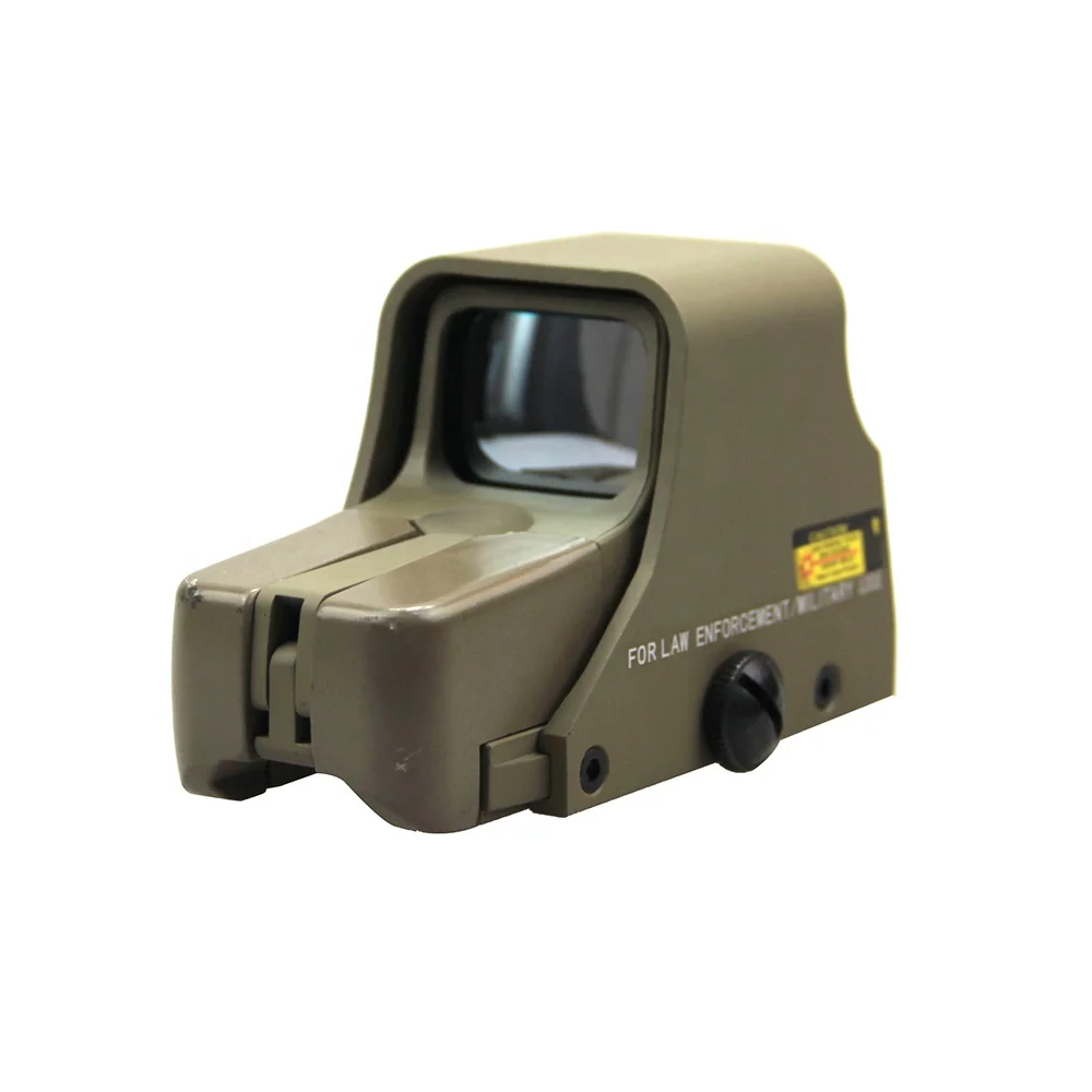 Tactical Tan Color 551 Holographic Sight Rifle Scope Red Green Dot Scope For 20mm Picatinny Rail Mount