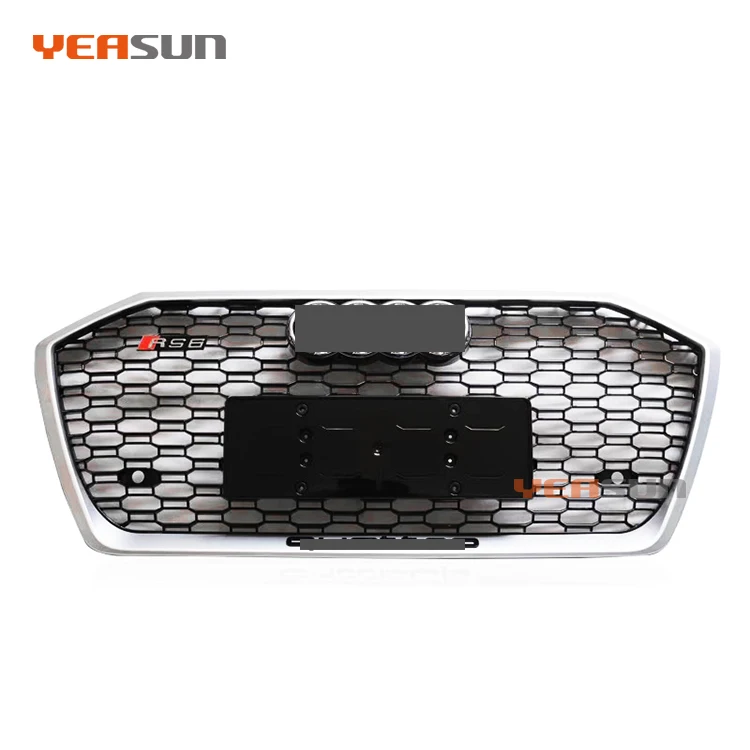 RS6 новый стиль решетки сетки бампер решетка C8 RS6 для Audi A6 S6 2019 2020