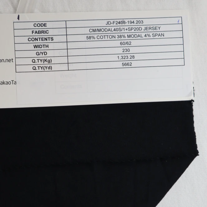 Popular Wholesale Cotton/modal/span Fabric Garment Fabric for clothing  Manufacturer Viet Nam