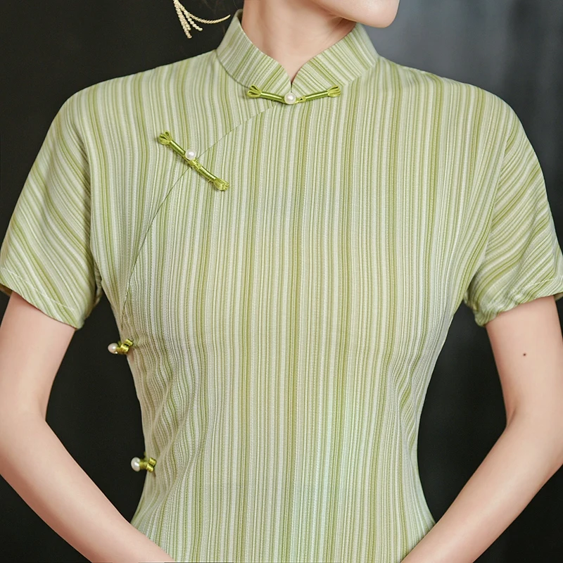 Новый дизайн cheongsam пара танцевальное сценическое платье qipao