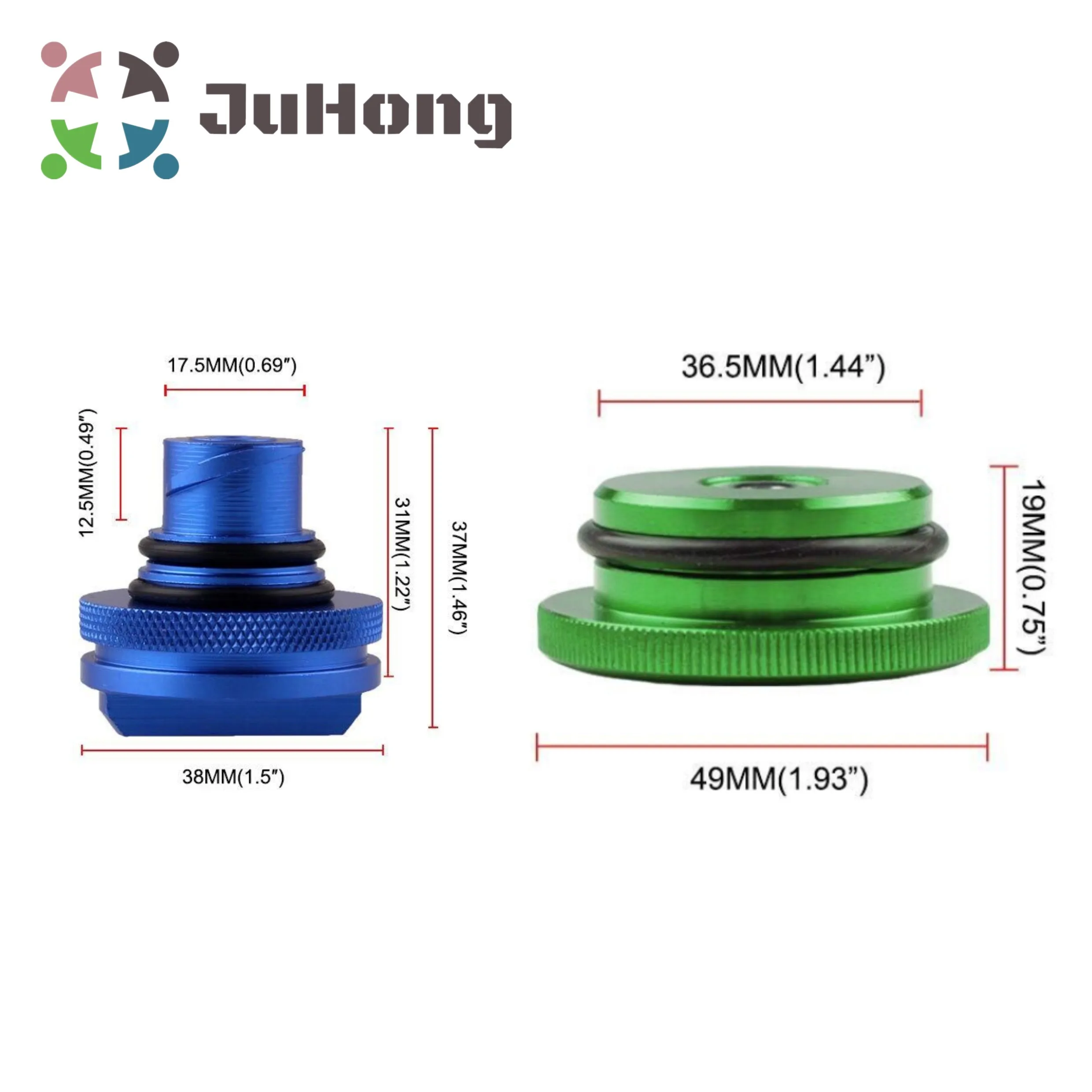 Cool Designed Diesel Fuel Tank Caps DEF Cap Aluminum for 2013-2018 Dodge Ram 2500 3500 Cummins