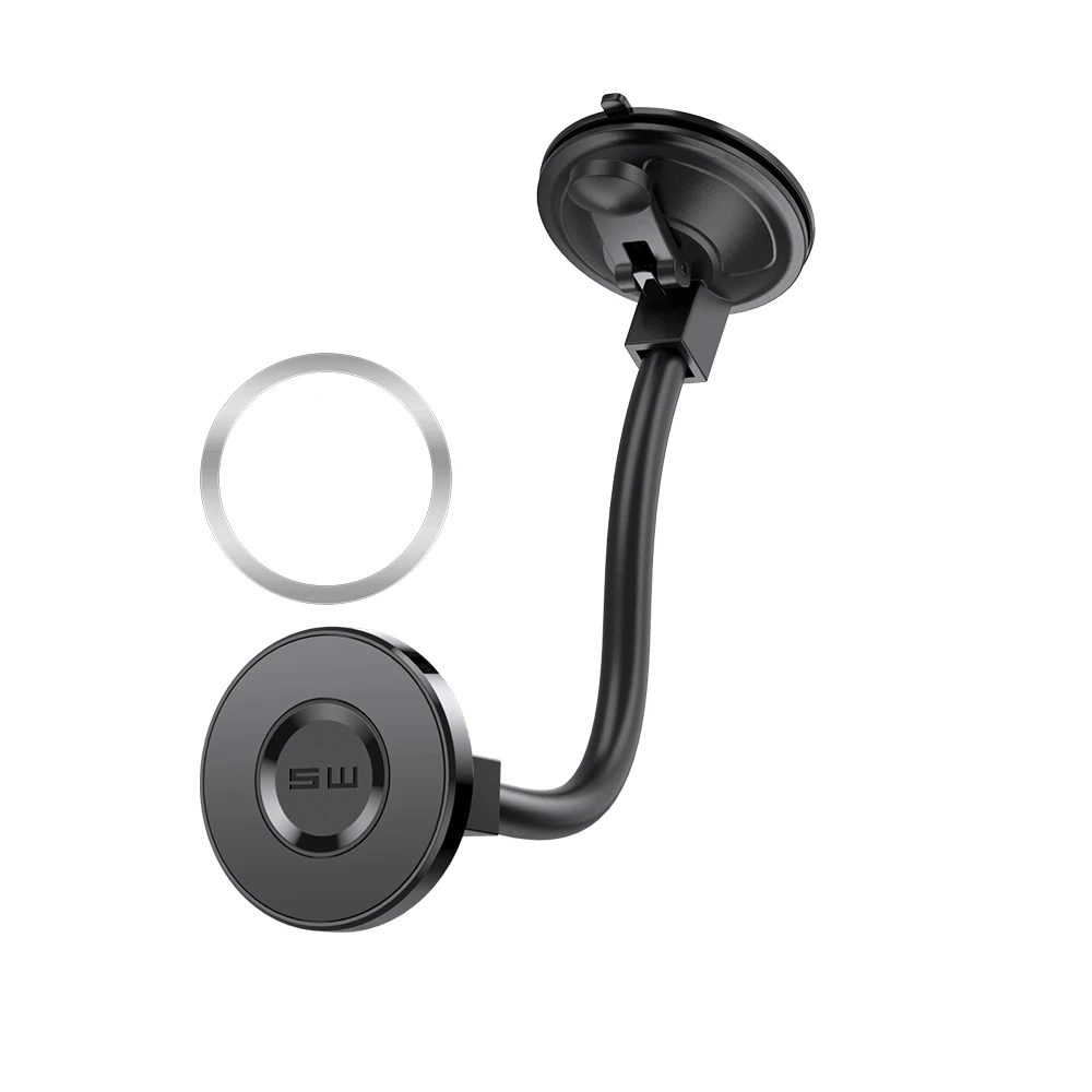 Hands Free universal dashboard windshield Long Arm gooseneck mobile holder Car Mount Strong Magsafing Magnetic Car Phone Holder