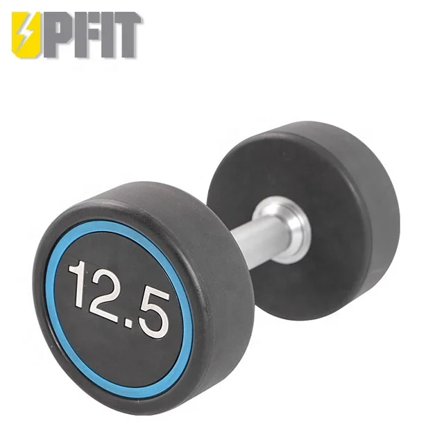 Factory Directly High Quality Cheap Professional Manufacture Tpu Urethane Dumbbell  With Customized Logo Sticker