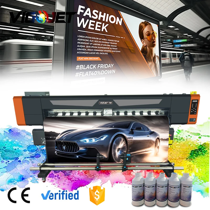 Фабричный принтер для эко-растворителя i3200 xp600 рекламная печатная машина ткани