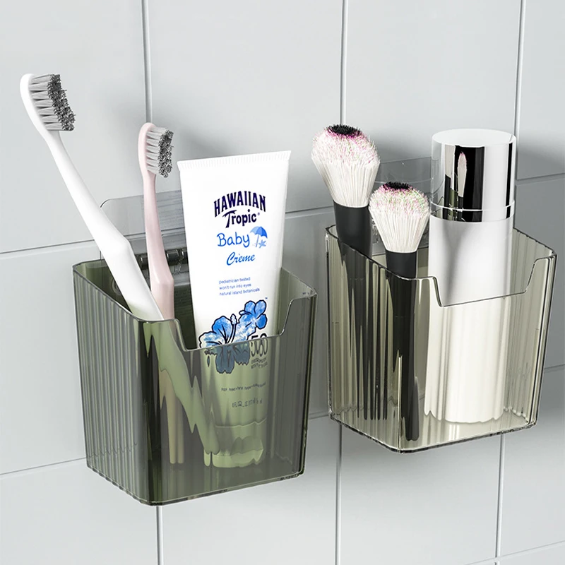 NISEVEN Hot Sale Kitchen Stackable Clear Plastic Storage Bins Ginger and Garlic Storage Bins Wall Mounted Storage Box