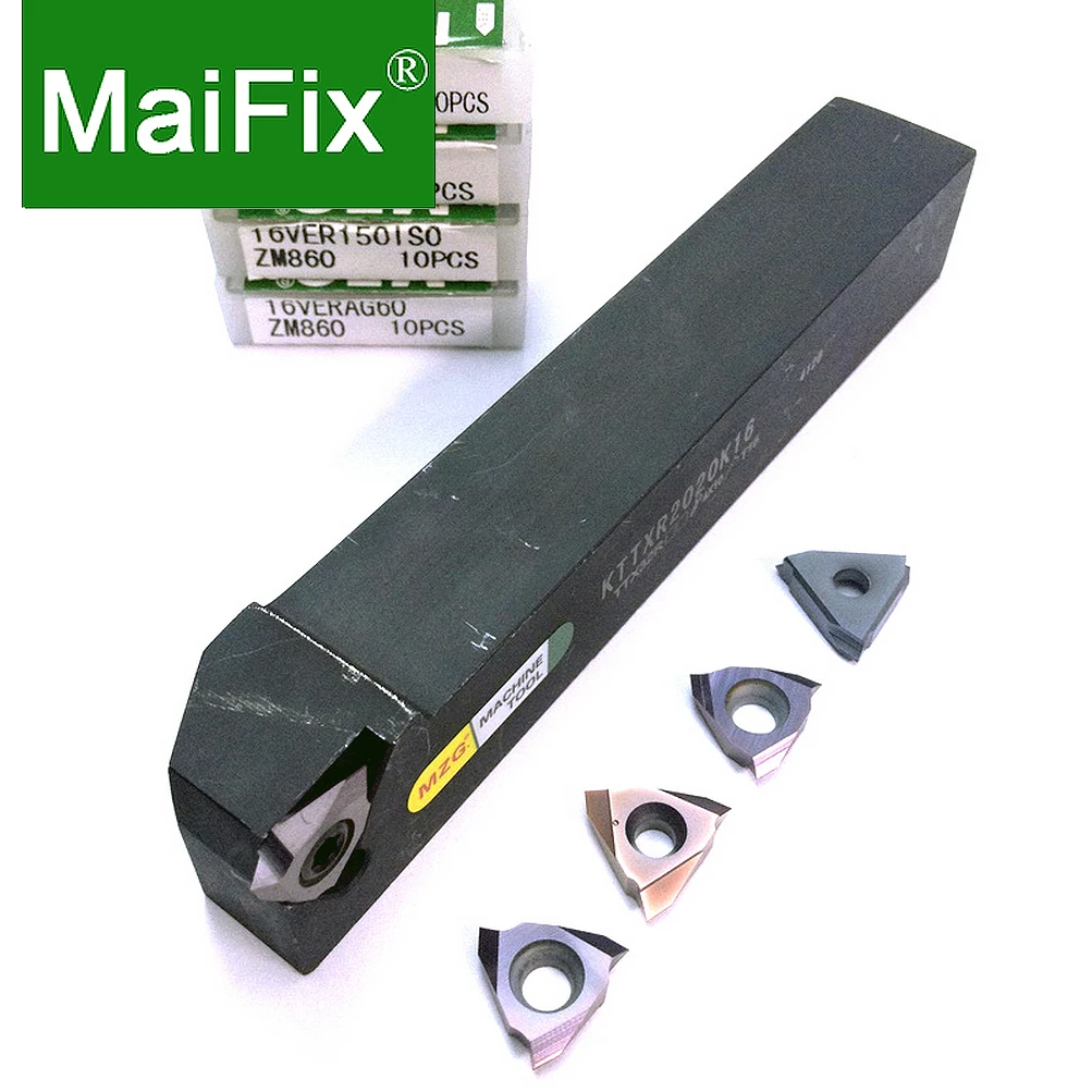 Maifix External Thread Turning Holder CNC Tool Holder for Cutter Tools KTTXR Carbide Insert Holder