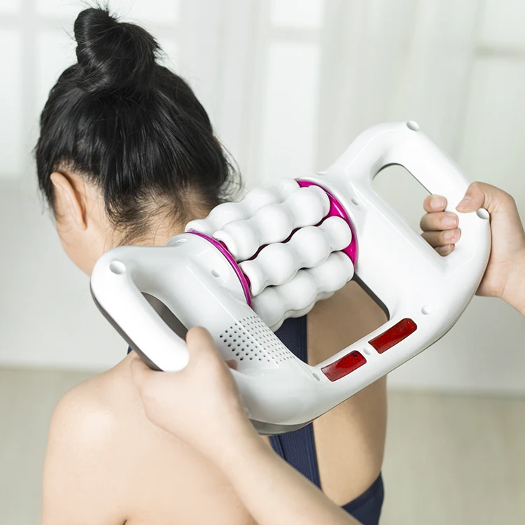 KIKI NEWGAIN Electric Infrared Percussion Neck Shoulder Back Leg Abdomen Foot Body Vibrator Powerful Handheld Massager